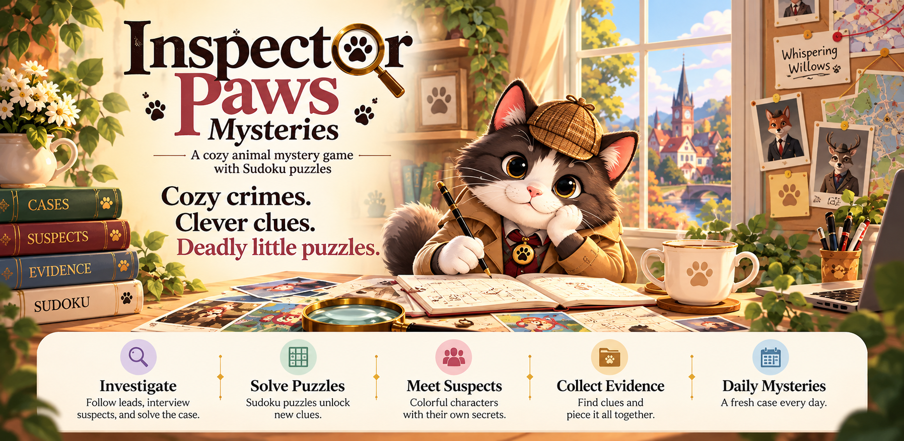 Inspector Paws Mysteries artwork